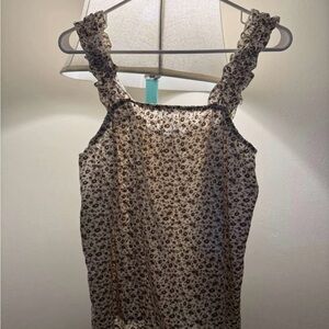 Floral Sleeveless Top